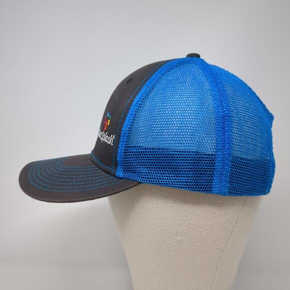 Color Splash Snapback Trucker Hat Multi One Size Mesh Back Paramount Apparel - Picture 3 of 10